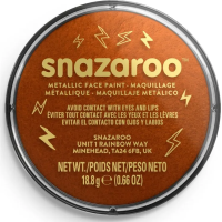 SNAZAROO Barva na obličej Metalická Měděná (Electric Copper) 18ml