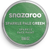 SNAZAROO Barva na obličej Třpytivá Světle zelená (Sparkle Pale Green) 18ml
