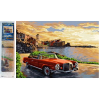 NORIMPEX Diamantové malování Projížďka po pobřeží 30x40cm