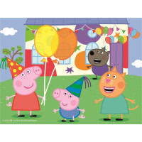 DINO Obrázkové kostky Prasátko Peppa, 12 kostek