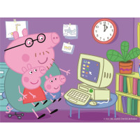 DINO Obrázkové kostky Prasátko Peppa, 12 kostek