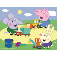 DINO Obrázkové kostky Prasátko Peppa, 12 kostek