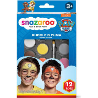 SNAZAROO Sada 8 barev na obličej Tlapková patrola: Rubble & Zuma