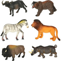 KIK Sada figurek Zvířata v ZOO 31ks v boxu