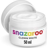 SNAZAROO Barva na obličej Klaunská bílá 50ml