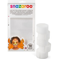 SNAZAROO Houbičky na obličejové barvy půlené 10ks