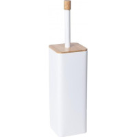 WC štětka FONTI - bílá s bambusem