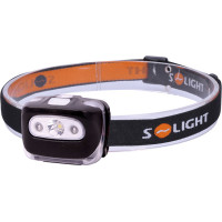 Solight LED čelová svítilna, 3W + červené světlo, 3x AAA