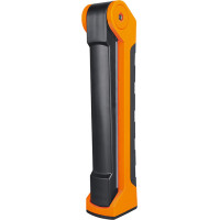 Solight pracovní nabíjecí LED lampa, 500lm + 70lm, COB, Li-Ion, USB, černooranžová