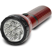 Solight LED nabíjecí svítilna, 9 x LED, červenočerná, plug-in
