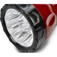 Solight LED nabíjecí svítilna, 9 x LED, červenočerná, plug-in