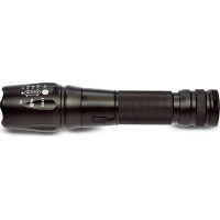 Solight LED nabíjecí profesionální svítilna, 600lm, T6 XML Cree LED, zoom, Li-Ion