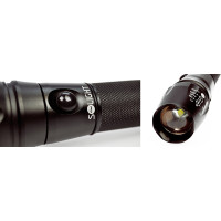 Solight LED nabíjecí profesionální svítilna, 600lm, T6 XML Cree LED, zoom, Li-Ion