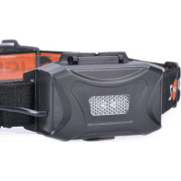 Solight LED čelová nabíjecí svítilna, 3W + COB,150 + 60lm, Li-Ion