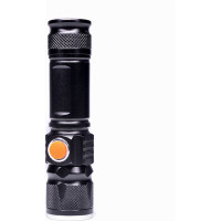 Solight LED nabíjecí kapesní svítilna, 200lm, 3W, zoom, Li-Ion
