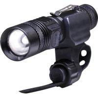 Solight LED nabíjecí svítilna s cyklo držákem, 400lm, zoom, Li-Ion