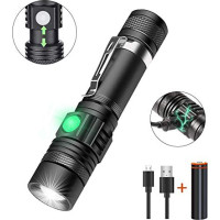 Solight LED nabíjecí svítilna s cyklo držákem, 400lm, zoom, Li-Ion