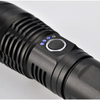 Solight LED nabíjecí svítilna, 1000lm, zoom, dárkové balení, Li-Ion