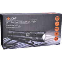Solight LED nabíjecí svítilna, 1000lm, zoom, dárkové balení, Li-Ion