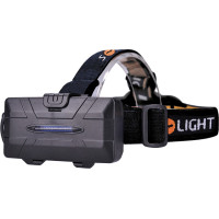 Solight LED čelová nabíjecí svítilna 550, 550lm, Li-Ion