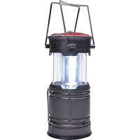 Solight LED nabíjecí kempingové svítidlo s lucernou, 200lm, šedá