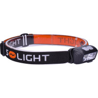 Solight LED čelová nabíjecí svítilna, 150 + 100lm, bílé a červené světlo, Li-Ion