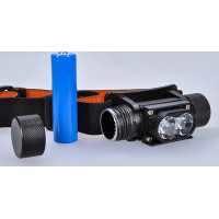 Solight LED čelová nabíjecí svítilna, 650lm, Li-Ion