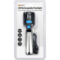 Solight LED nabíjecí ruční svítilna, 150+150lm, Li-Ion