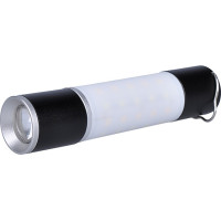 Solight LED nabíjecí ruční svítilna s kampingovou lucernou, 250lm, power bank, Li-Ion