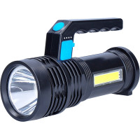 Solight LED nabíjecí svítilna s rukojetí a bočním světlem, 150+100lm, Li-Ion