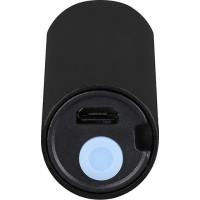 Solight LED nabíjecí kapesní svítilna, 120lm, Li-Ion, USB, hliník, černá