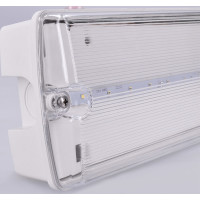 Solight LED nouzové osvětlení, 3,2W, 175lm, IP65, NiCd 800mAh baterie, testovací tlačítko