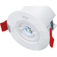 Solight LED nouzové osvětlení podhledové, 200lm, IP65, LiFePo4 1800mAh baterie, autotest