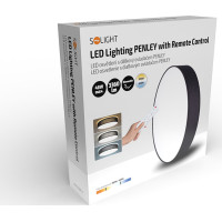 Solight LED osvětlení s dálkovým ovladačem Penley, 48W, 3360lm, 40cm, změna chromatičnosti, stmívatelné