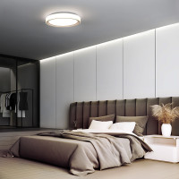 Solight LED osvětlení s dálkovým ovladačem Floco, 30W + 6W RGB, 2100lm, 40cm, změna chromatičnosti, stmívatelné