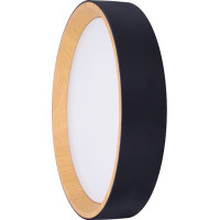 Solight LED osvětlení s dálkovým ovladačem Larios Black, 48W, 3360lm, 39cm, změna chromatičnosti, stmívatelné
