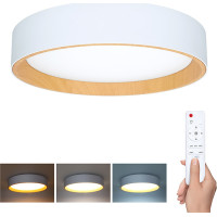 Solight LED osvětlení s dálkovým ovladačem Larios White, 48W, 3360lm, 39cm, změna chromatičnosti, stmívatelné