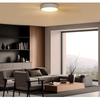 Solight LED osvětlení s dálkovým ovladačem Larios White, 48W, 3360lm, 39cm, změna chromatičnosti, stmívatelné