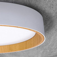 Solight LED osvětlení s dálkovým ovladačem Larios White, 48W, 3360lm, 39cm, změna chromatičnosti, stmívatelné
