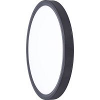 Solight LED osvětlení s dálkovým ovladačem Estela Black, 36W, 2700lm, 30cm, změna chromatičnosti, stmívatelné