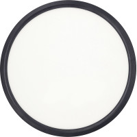 Solight LED osvětlení s dálkovým ovladačem Estela Black, 36W, 2700lm, 30cm, změna chromatičnosti, stmívatelné