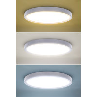 Solight LED osvětlení s dálkovým ovladačem Estela White, 36W, 2700lm, 30cm, změna chromatičnosti, stmívatelné