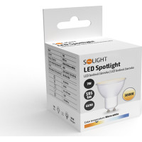 Solight LED žárovka, bodová , 7W, GU10, 3000K, 595lm, bílá