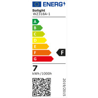 Solight LED žárovka, bodová , 7W, GU10, 3000K, 595lm, bílá