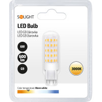 Solight LED žárovka G9, 6,0W, 3000K, 600lm