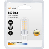 Solight LED žárovka G4, 3,5W, 3000K, 340lm