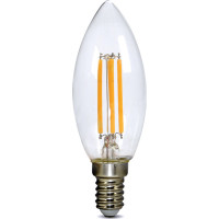 Solight LED žárovka retro, svíčka 4W, E14, 3000K, 360°, 440lm