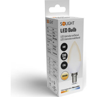 Solight LED žárovka, svíčka, 6W, E14, 3000K, 510lm