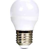 Solight LED žárovka, miniglobe, 6W, E27, 6000K, 510lm