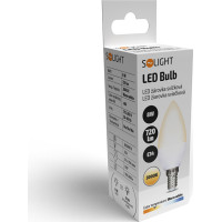 Solight LED žárovka, svíčka, 8W, E14, 3000K, 720lm